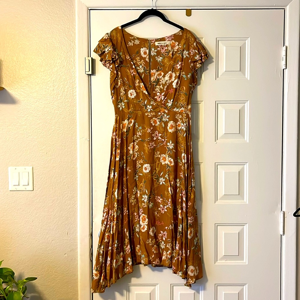 Floral midi dress from boot barn